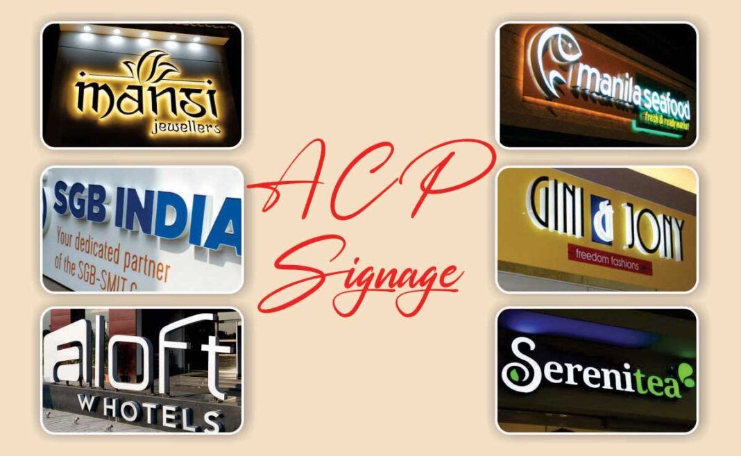 acp signage manufacturers in delhi and ncr