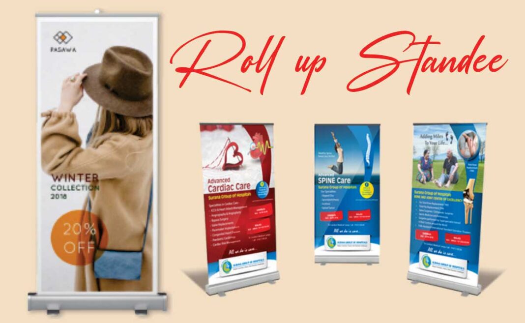 roll up standee manufacturers and printers in Delhi and ncr