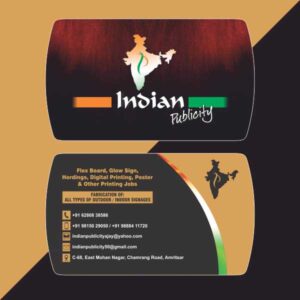 semi oval edge cut design visiting cards printing in delhi ncr