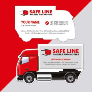 truck design visiting cards printing in delhi ncr